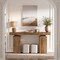 63" Wooden Foyer Stand Console Table for Entryway and Hallway
